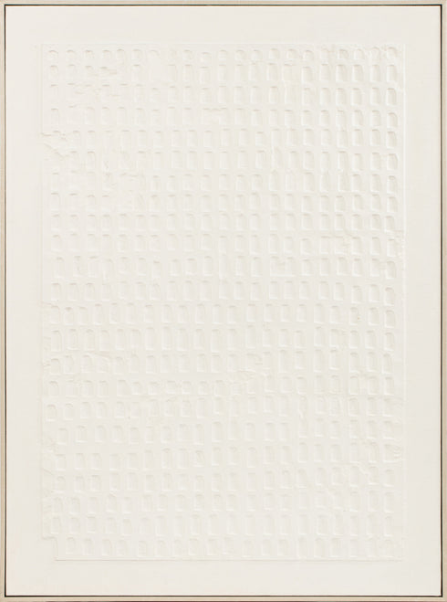 Print, Painting, H115xW85xD3,8cm, White/White Washed